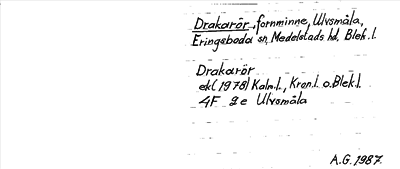 Bild på arkivkortet för arkivposten Drakarör