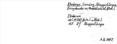 Bild på arkivkortet för arkivposten Ekebron