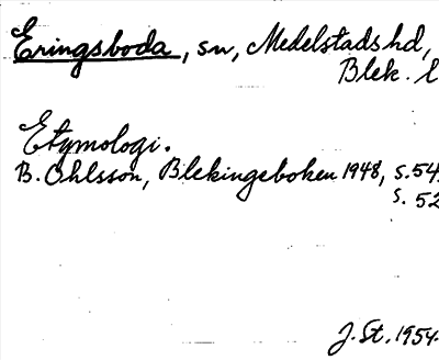 Bild på arkivkortet för arkivposten Eringsboda