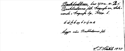 Bild på arkivkortet för arkivposten Backbodbron