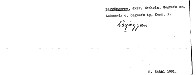 Bild på arkivkortet för arkivposten Baggängarna