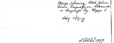 Bild på arkivkortet för arkivposten Bergs rönning