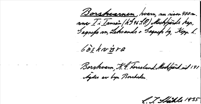 Bild på arkivkortet för arkivposten Borskvarnen
