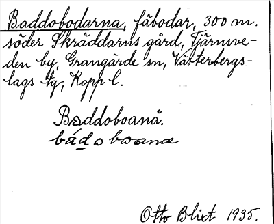Bild på arkivkortet för arkivposten Baddobodarna