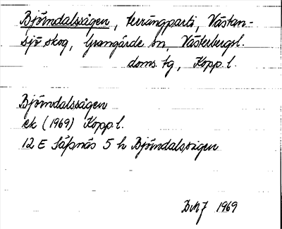 Bild på arkivkortet för arkivposten Björndalssågen