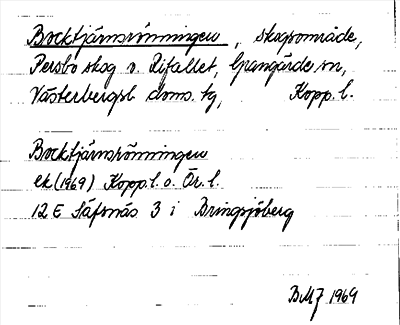 Bild på arkivkortet för arkivposten Bocktjärnsrönningen