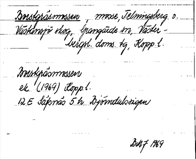 Bild på arkivkortet för arkivposten Borstgräsmossen