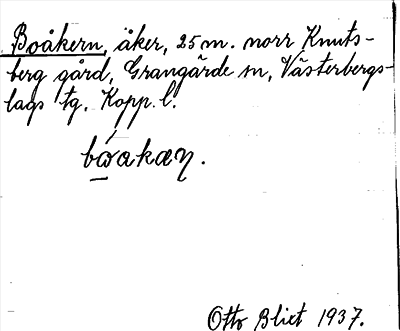 Bild på arkivkortet för arkivposten Boåkern
