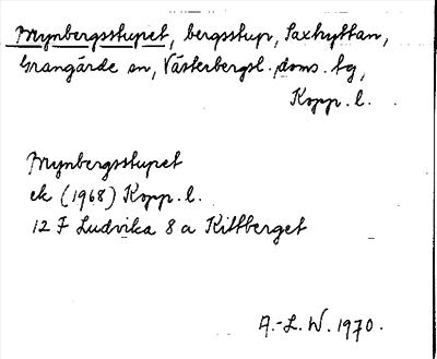 Bild på arkivkortet för arkivposten Brynbergsstupet