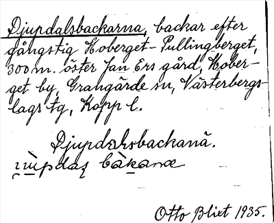 Bild på arkivkortet för arkivposten Djupdalsbackarna