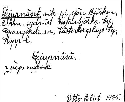 Bild på arkivkortet för arkivposten Djupnäset