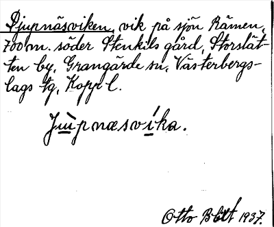 Bild på arkivkortet för arkivposten Djupnäsviken