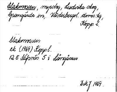 Bild på arkivkortet för arkivposten Elakmossen