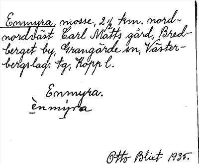 Bild på arkivkortet för arkivposten Enmyra