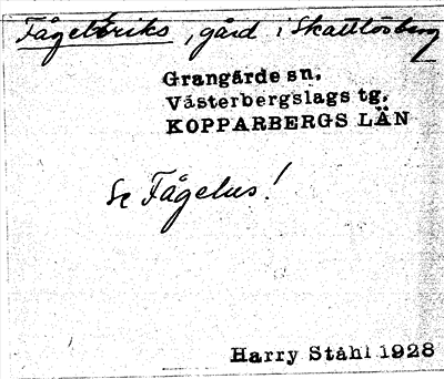 Bild på arkivkortet för arkivposten Fågel-Eriks