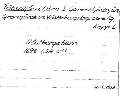 Bild på arkivkortet för arkivposten Fäbodtjärn