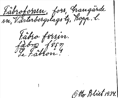 Bild på arkivkortet för arkivposten Fäbroforsen, se Fäbron