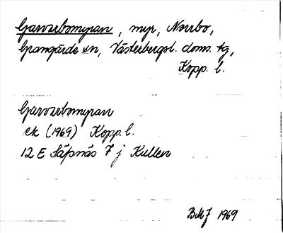 Bild på arkivkortet för arkivposten Garvarbomyran