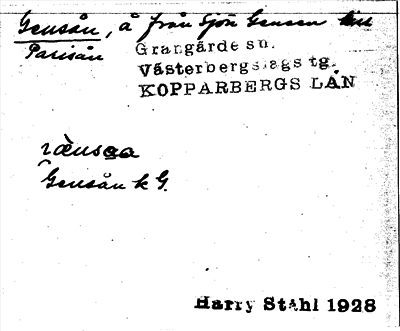 Bild på arkivkortet för arkivposten Gensån