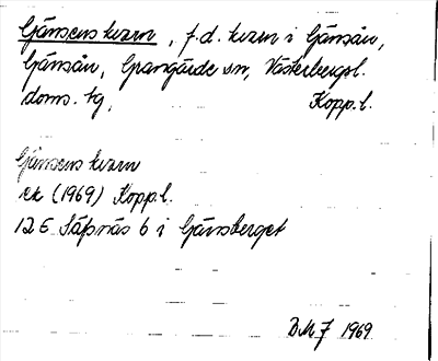 Bild på arkivkortet för arkivposten Gänsen kvarn