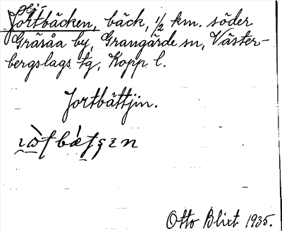 Bild på arkivkortet för arkivposten Hjortbäcken