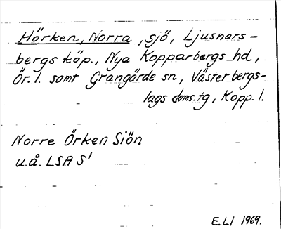 Bild på arkivkortet för arkivposten Hörken, Norra