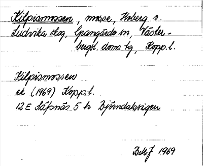 Bild på arkivkortet för arkivposten Kilpismossen