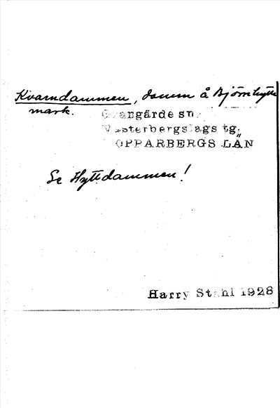 Bild på arkivkortet för arkivposten Kvarndammen