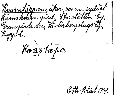 Bild på arkivkortet för arkivposten Kvarntäppan