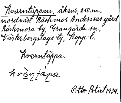 Bild på arkivkortet för arkivposten Kvarntäppan