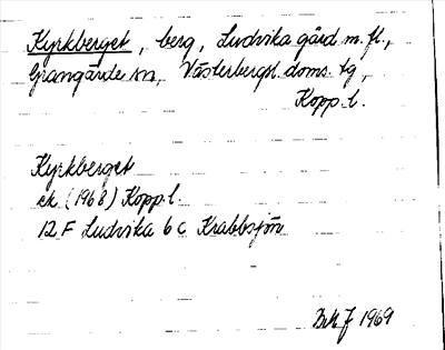 Bild på arkivkortet för arkivposten Kyrkberget