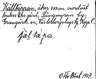 Bild på arkivkortet för arkivposten Källtäppan