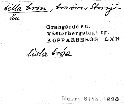 Bild på arkivkortet för arkivposten Lilla bron