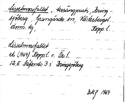 Bild på arkivkortet för arkivposten Lisselmossfallet