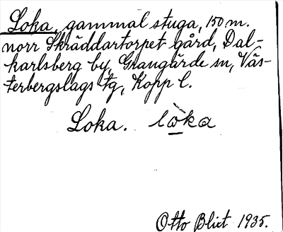 Bild på arkivkortet för arkivposten Loka