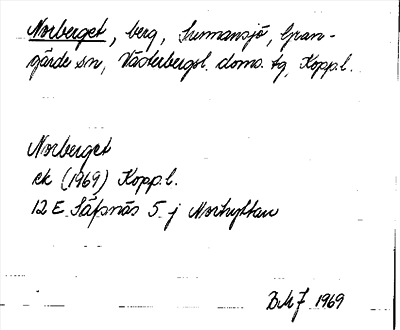 Bild på arkivkortet för arkivposten Norberget