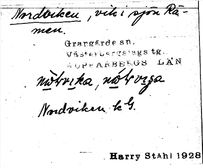 Bild på arkivkortet för arkivposten Nordviken