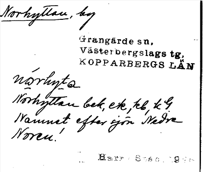 Bild på arkivkortet för arkivposten Norhyttan