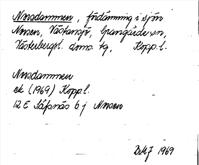 Bild på arkivkortet för arkivposten Norsdammen