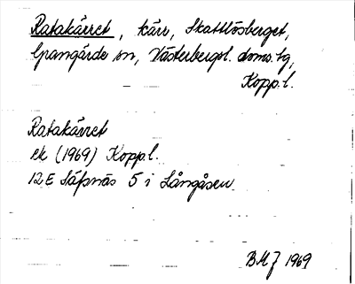 Bild på arkivkortet för arkivposten Ratakärret
