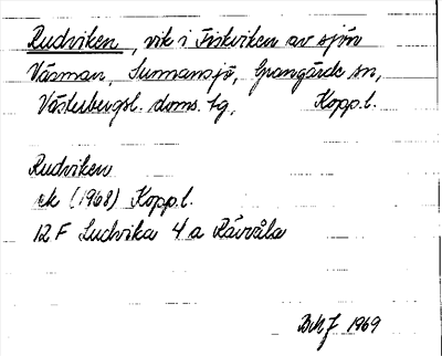 Bild på arkivkortet för arkivposten Rudviken