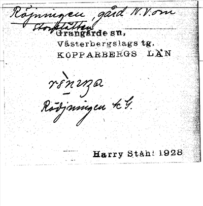 Bild på arkivkortet för arkivposten Röjningen