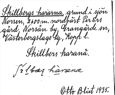 Bild på arkivkortet för arkivposten Skillbergs hararna