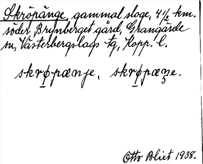 Bild på arkivkortet för arkivposten Skröpänge