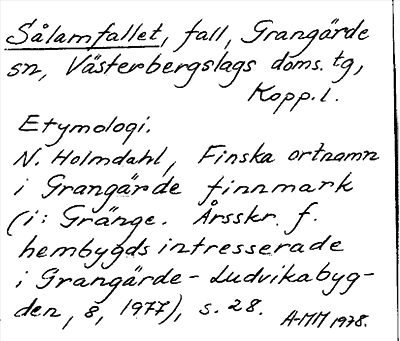 Bild på arkivkortet för arkivposten Sålamfallet