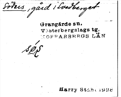 Bild på arkivkortet för arkivposten Söders