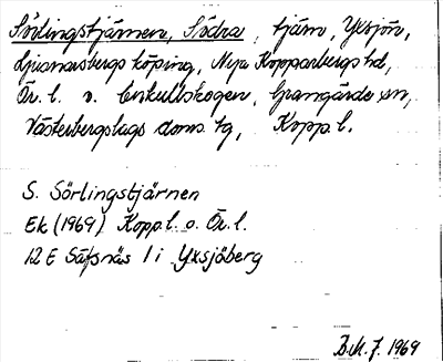 Bild på arkivkortet för arkivposten Sörlingstjärnen, Södra