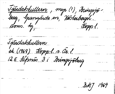 Bild på arkivkortet för arkivposten Tjärdalskullern