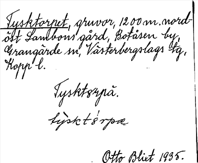 Bild på arkivkortet för arkivposten Tysktorpet