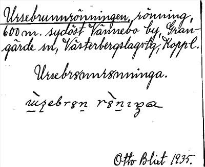 Bild på arkivkortet för arkivposten Ursebrunnrönningen